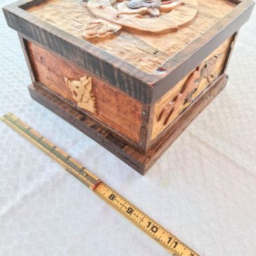 14th c Inspired Wooden Elevation Box